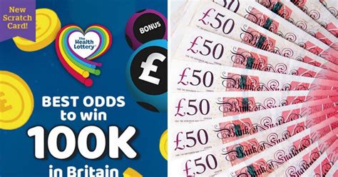 health lottery scratchcards|£100k scratchcard has 'best odds to win in Britain' .